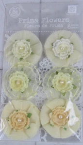 Prima, Bronte Blooms Lemonade, Flower Embellishment, 542894 - Picture 1 of 2
