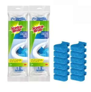 3M Scotch Brite Clean Stick Refill 12ea Disposable Toilet Bowl Cleaner no handle - Picture 1 of 4