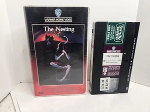 The Nesting 1980 VHS Tested Rental Robin Groves Haunted House Occult Horror - Foto 1 di 11