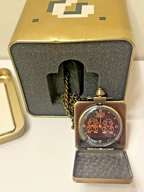 Montre Gousset Pocket clock watch Nintendo Super Mario Bros Nes Hatena Block