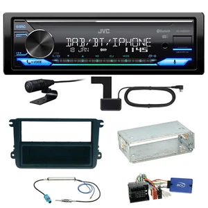JVC KD-X482DBT Bluetooth DAB Einbauset für Seat Leon Alhambra Altea XL - Bild 1 von 1