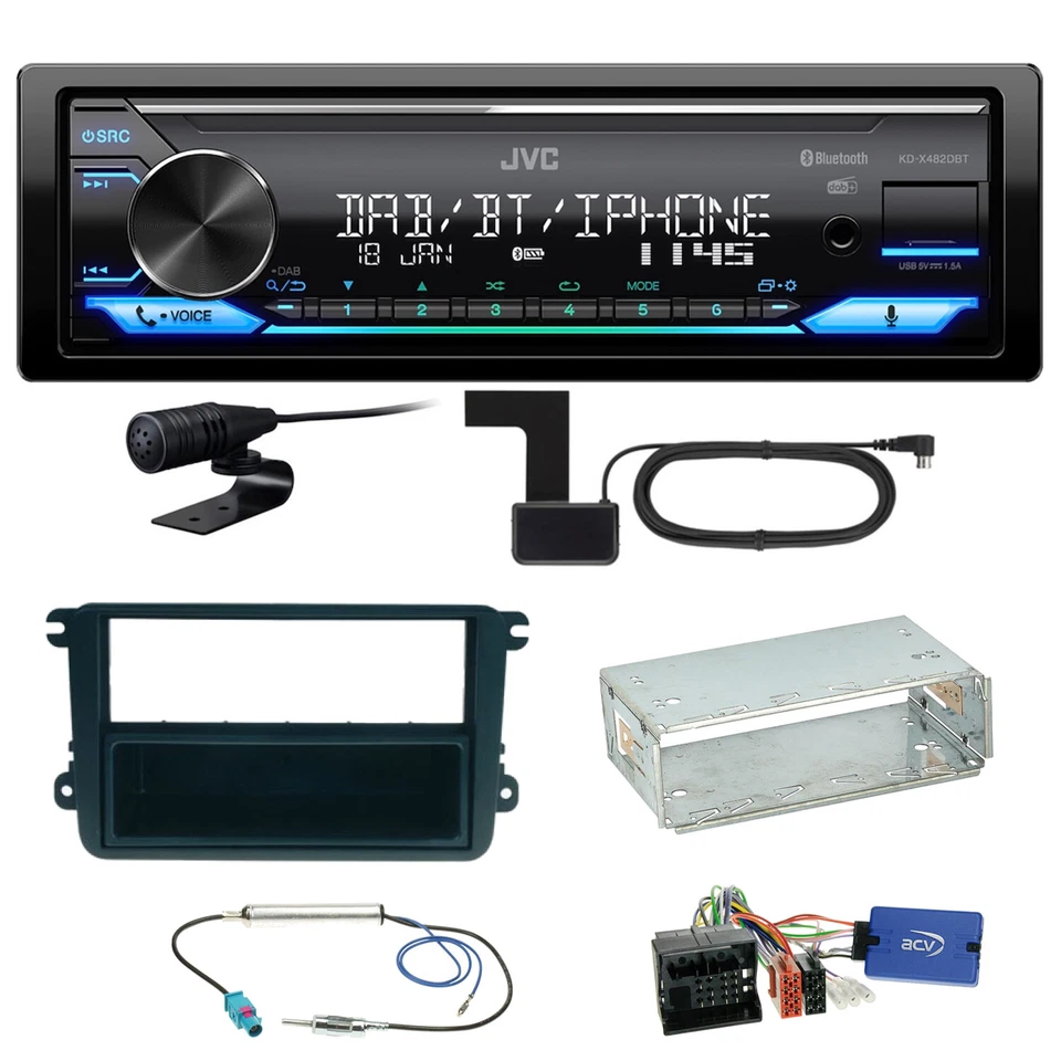 JVC KD-X482DBT Autoradio (DAB Bluetooth Alexa) #37568546
