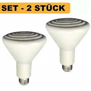 2 Stk Wärmelampe Keramik Heiz Lampe Dunkelstrahler Keramik Infrarot Strahler E27 - Bild 1 von 8