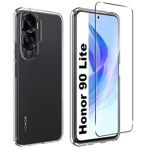 Pour HONOR 90 LITE VERRE TREMPÉ + COQUE TRANSPARENT PROTECTION ANTICHOC INTEGRAL - Photo 1 sur 11
