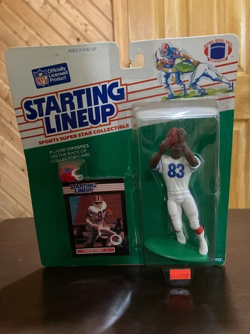 1989 Kenner - NFL Starting Lineup - Buffalo Bills - Andre Reed - NIB Rare Cover