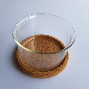 Bodum Nova Vidrio Condimento Servir Cuenco Olla Corcho Natural Danés De Colección - Imagen 1 de 14