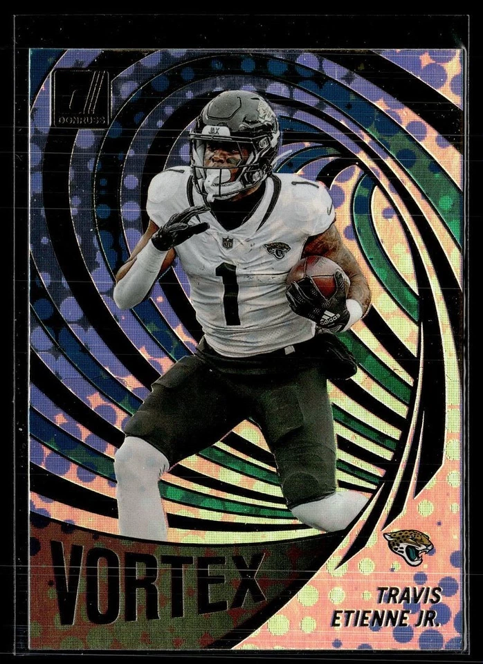2023 DONRUSS VORTEX TRAVIS ETIENNE JR JAGUARS - Image 1 of 1