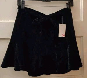 SO Crushed Velvet Skirt Size S - Picture 1 of 5