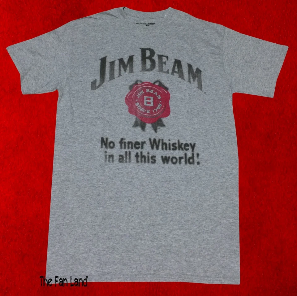 Nueva Camiseta Jim Beam Kentucky Straight Bourbon Whiskey Para Hombre De Colección Foto 1 de 1
