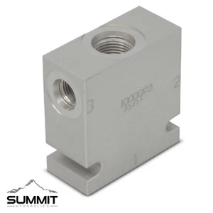 Hydraforce 7024760 Manifold Valve Body Housing, 3-Way, #6 SAE Ports, Size 08 - Picture 1 of 3