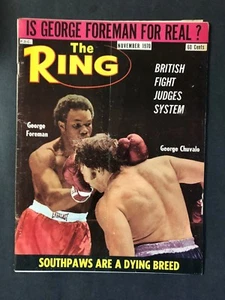 The Ring Boxing Magazine November 1970  George Foreman vs George Chuvalo - Picture 1 of 2