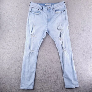 Pacsun Jeans Herren 32x29 Skinny/Slim Taper Light Wash Blau Ripped Distressed - Bild 1 von 12