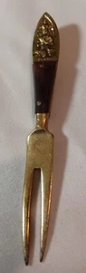 Vintage Siam Brass Appetizer Fork - Picture 1 of 4