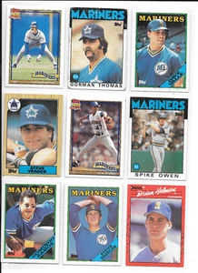 Edgar Martinez plus 8 more Mariners baseball players. - Picture 1 of 1
