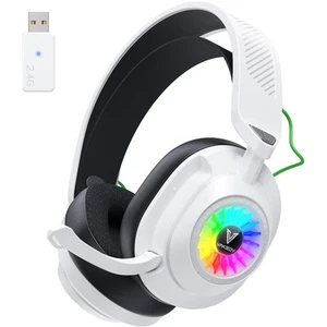 HW10 Wireless Gaming Headset for PS5,PS4,PC,2.4GHz Bluetooth Gaming Headphone... - Picture 1 of 8