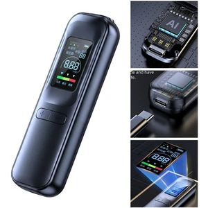 Rechargeable Digital Breathalyzer with Easy Blowing and Clear LED Display - Picture 1 of 12