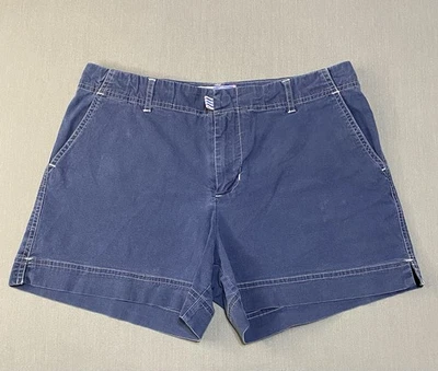 Vintage Roxy Quiksilver Shorts Women Junior 9 Blue Chino Stretch Beach Casual - Image 1 of 4