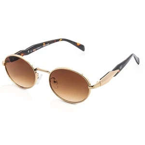 KISS Sunglasses BLISS - Men Women Round Elongated Metal Sophisticated - Picture 1 of 13