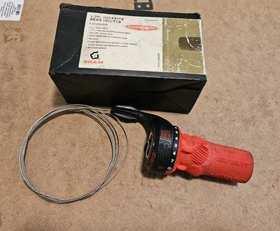 Nuevo de Lote Antiguo Sram 9.0SL Halfpipe Edición Limitada Rojo 8 Velocidades Palanca de Cambio Trasera! Foto 1 de 4