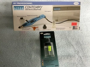 Nuevo Sistema de Aerógrafo Testors Aztek Serie Contempo Juego de Pintura Profesional con Tarro - Imagen 1 de 3