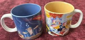 Coppia Tazzine Caffè Vintage Disney Fantasia Topolino Apprendista Stregone Animate - Foto 1 di 12