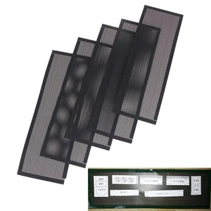 5PCS PVC Dust Filter Universal DIY Shield Back Plate For Computer Chassis IJ.LO - Afbeelding 1 van 12