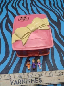 Polly Pocket Vintage 1994 Star Bright Dinner Party Candy Box Bluebird Toys W/ 3 - Picture 1 of 23