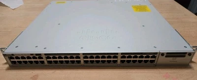 Cisco Catalyst 9300 C9300-48T-E 48-Port Modular Uplinks Data Only No PoE - Image 1 of 4