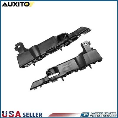 Soporte de retención de parachoques delantero para conductor y pasajero negro para Audi A6 S6 2012-2018 Foto 1 de 4