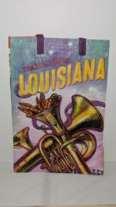 Borsa shopping riutilizzabile regionale Trader Joe's LOUISIANA - Collezionale tutte! - Foto 1 di 3