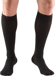 Truform 8865 Large Compression Socks Black Medical Support Hose 20-30 mmHg - Picture 1 of 8