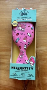 New! Hello Kitty Wet Brush Mini Detangler, Limited Edition, Pink Cute Travel Fun - Picture 1 of 5