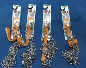 (4 Set) ASPEN PET MÄCHTIGE GLIEDERKETTENLEINE - EXTRA SCHWER - je 4 Fuß Länge - Bild 1 von 3