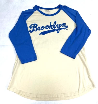 Jackie Robinson #42 Brooklyn Dodgers Jersey T-Shirt - Size Medium / M; Womens - Image 1 of 4