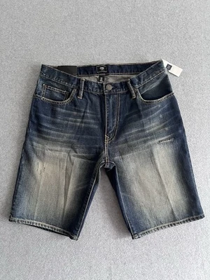 Gap 牛仔牛仔裤 32 深洗破旧 2014 Y2K 10 英寸口袋 — 第 1/4 张图片