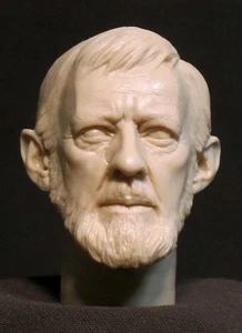 ST-38 Alec Guinness Obi-wan kenobi, STAR WARS HEAD SCULPT 1/6 SCALE - Picture 1 of 3