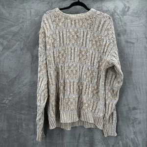 Vintage Christian Dior Sweater Mens Medium Knit Crew Pull Over Designer Grandpa - Picture 1 of 8