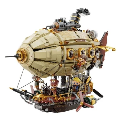 Action Figure Pantasy Steampunk Airship Set Costruzioni da 2814 Pezzi 38 cm - Immagine 1 di 4