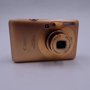 Canon IXUS 100 IS Digitalkamera Gold Digicam 12.0 MP Zustand gut  - Bild 1 von 5