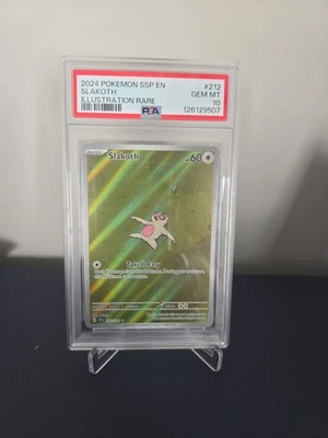 PSA 10 Slakoth 212/191 Sv08: Surging Sparks Holo - Image 1 of 2