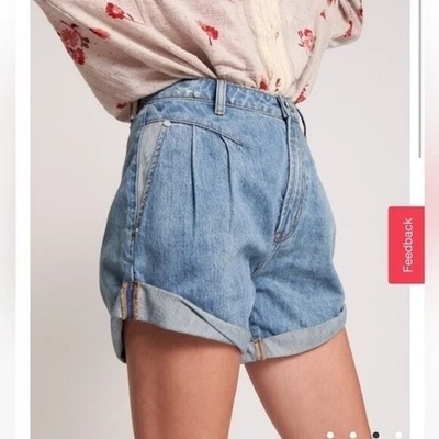 One Teaspoon x Revolve VENICE STREETWALKERS HIGH WAIST 80S SHORT NWT size 23 - Image 1 of 4