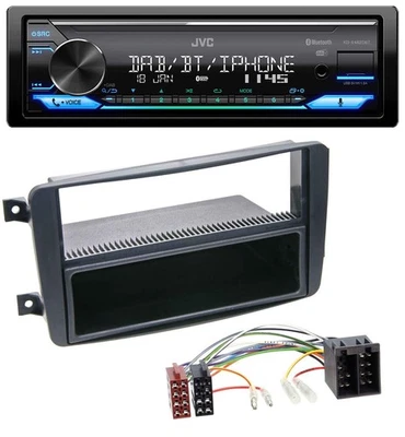 JVC Bluetooth DAB USB MP3 Autoradio für Mercedes C-Klasse W203 CLK W209 Vito Via - Bild 1 von 4