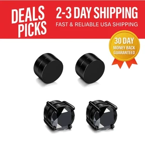 Beautifully Crafted Cubic Zirconia Clip-On Earrings in 6-8MM Size - 2-4 Pairs - Picture 1 of 9