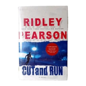 Cut and Run Ridley Pearson Signed !st Edition 2005 thriller suspense - Imagen 1 de 4