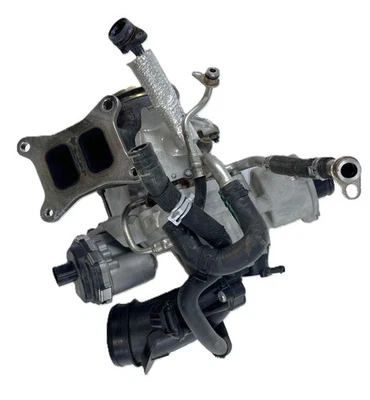 2022-2024 Audi Q5 2.0L Turbocharger With Hoses and Oil Lines OEM 06N145722A - Image 1 of 4