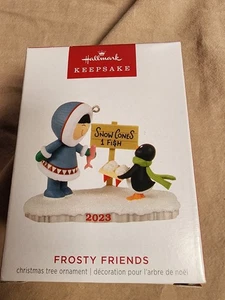 2023 Hallmark Ornaments - "FROSTY FRIENDS" - 44. IN DER FROSTY FRIENDS SERIE - Bild 1 von 2