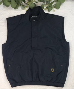 Dryjoys by Footjoy Mens Black Windbreaker Vest Size L - Picture 1 of 11