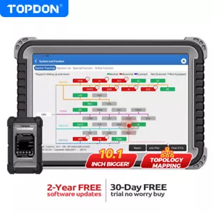 2025 TOPDON Phoenix Plus 2.0 OBD2 appareil de diagnostic ECU Coding 41+Fonction - Bild 1 von 13