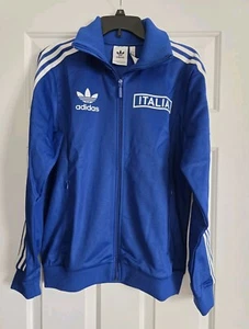 Adidas Originals Men's ITALY Beckenbauer Track Suit Jacket Retro Sz Medium - Picture 1 of 17