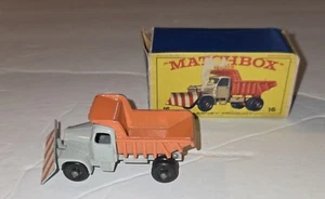 Vintage Matchbox #16 Scammel Mount Snowplow 1964 In Original Box - Picture 1 of 10